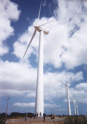 Eoliennes dans le sud de la France